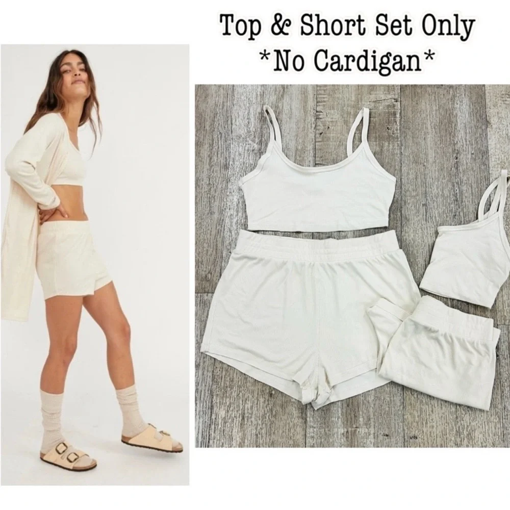 NWOT Free People | Cozy Does It Short & Tank Set Only | Small - Picture 10 of 11